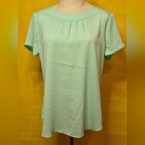 Source Unknown Light Green Blouse